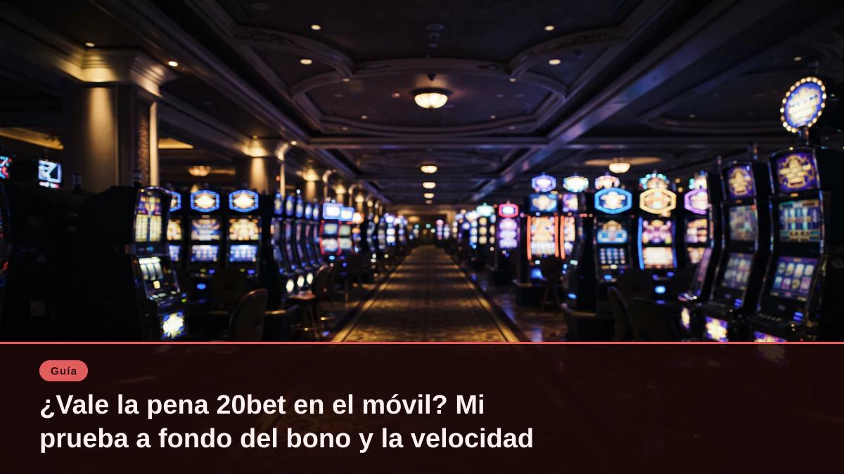 ¿Vale la pena 20bet en el móvil? Mi prueba a fondo del bono y la velocidad