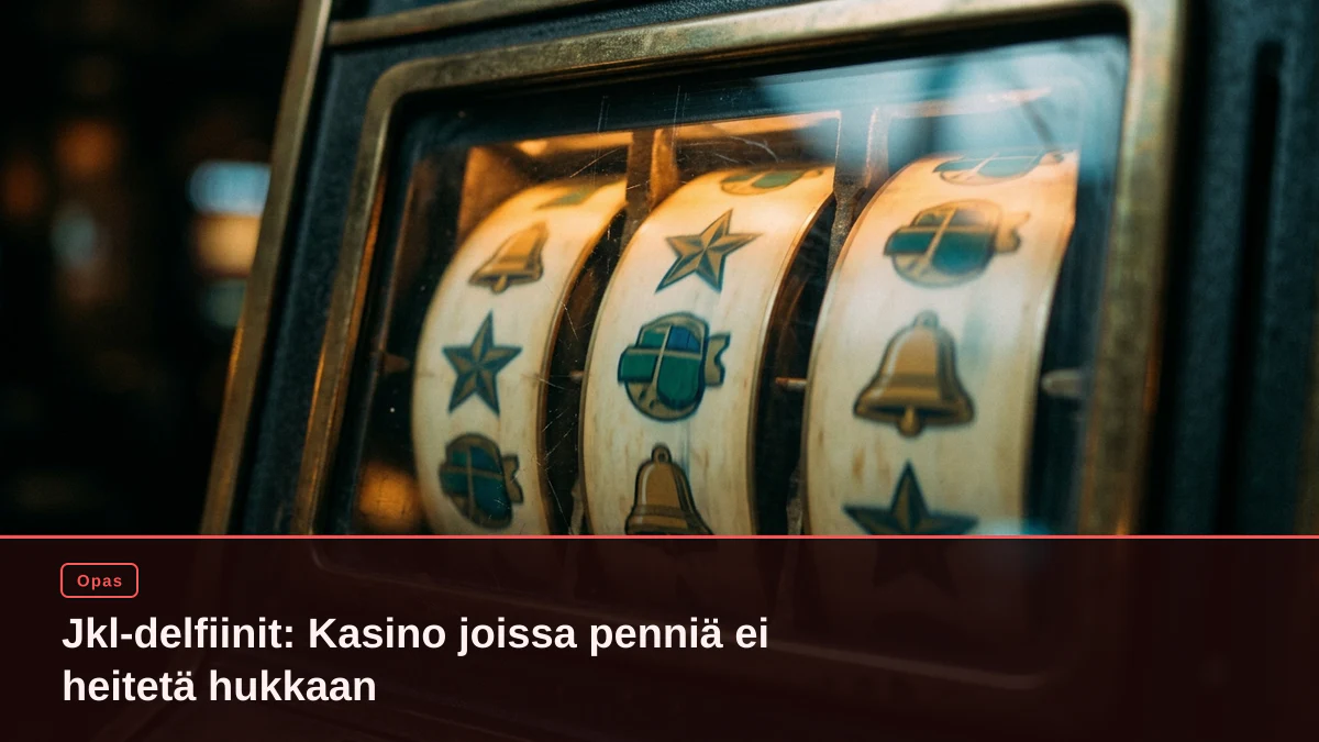 Jkl-delfiinit: Kasino joissa penniä ei heitetä hukkaan