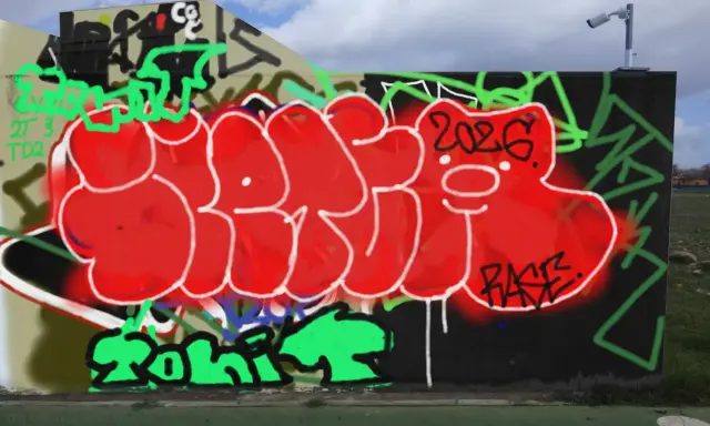 Graffiti artwork by anthony