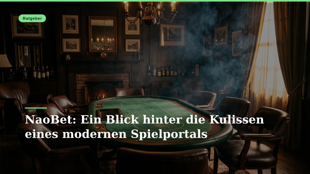 NaoBet: Ein Blick hinter die Kulissen eines modernen Spielportals