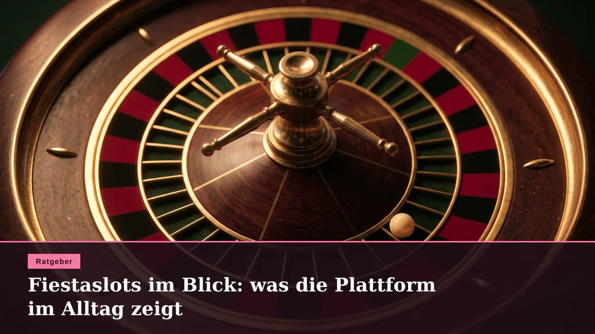Fiestaslots im Blick: was die Plattform im Alltag zeigt