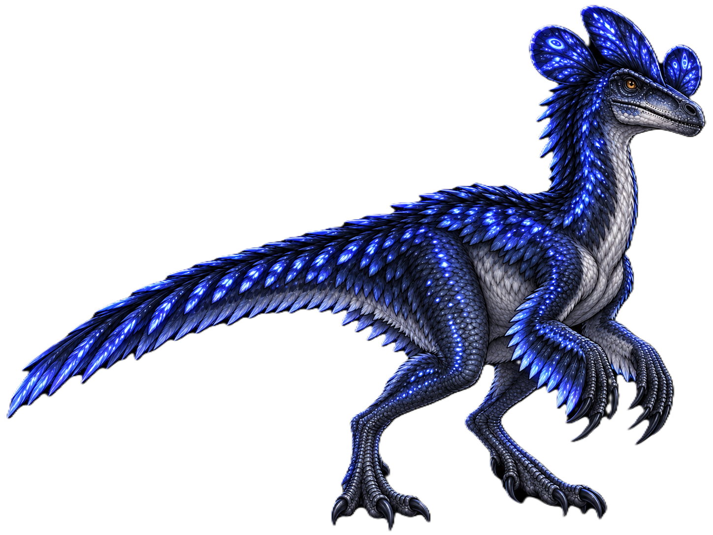 Encore, Rio Starlace's Dilophosaurus mount