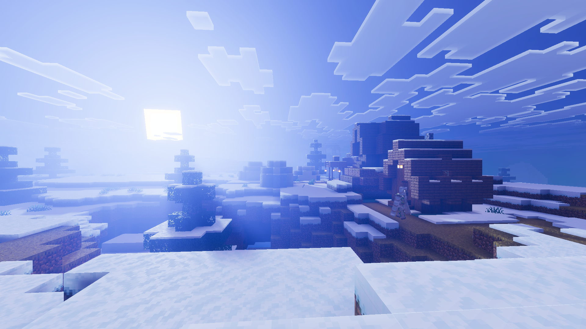 Snowy Peaks Daylight