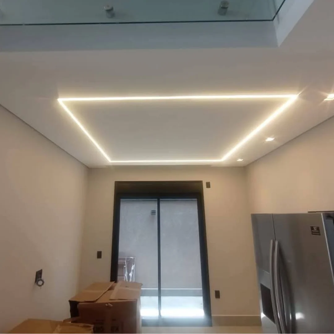 Instalação de forro de gesso drywall