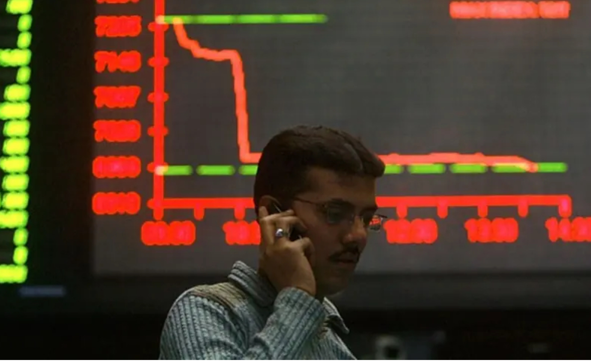 KSE-100 rebounds after early sell-off to close over 800 points up