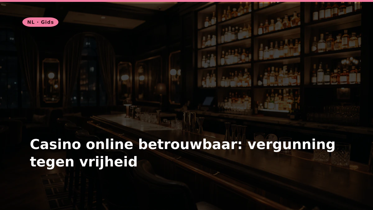 Casino online betrouwbaar: vergunning tegen vrijheid