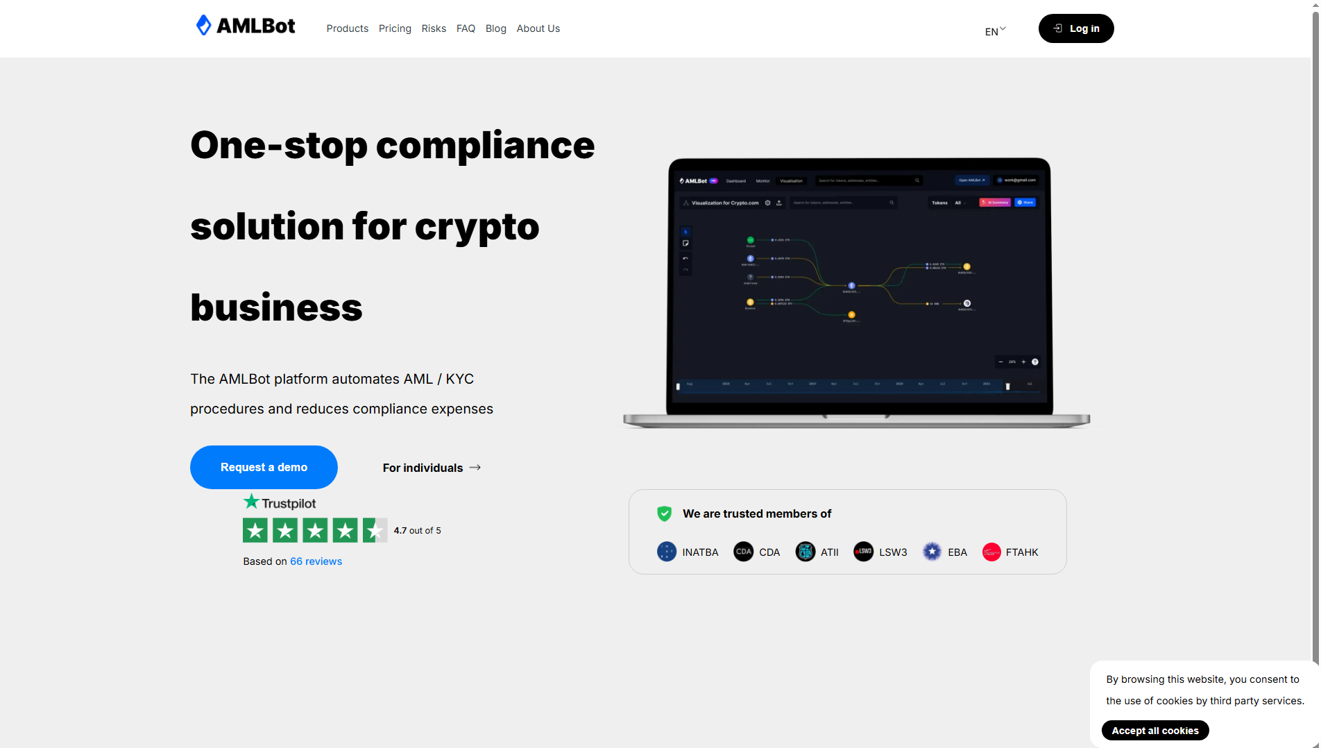 Screenshot of amldoc.com
