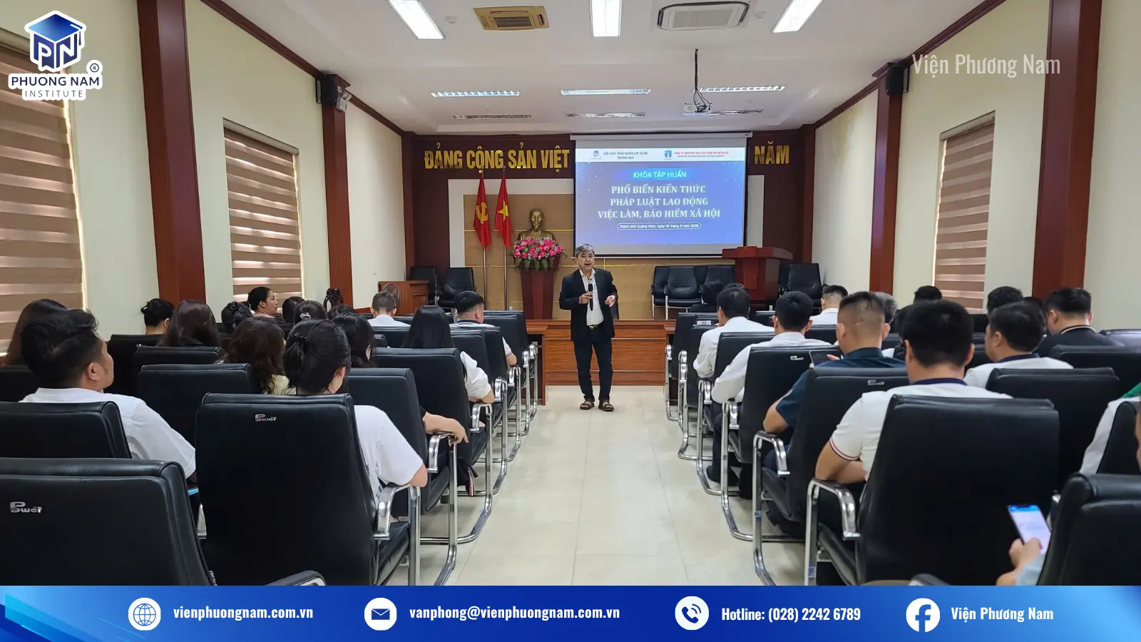 Cán bộ và người lao động Hoa tiêu Hàng hải Miền Bắc tham gia tập huấn pháp luật tại Hải Phòng