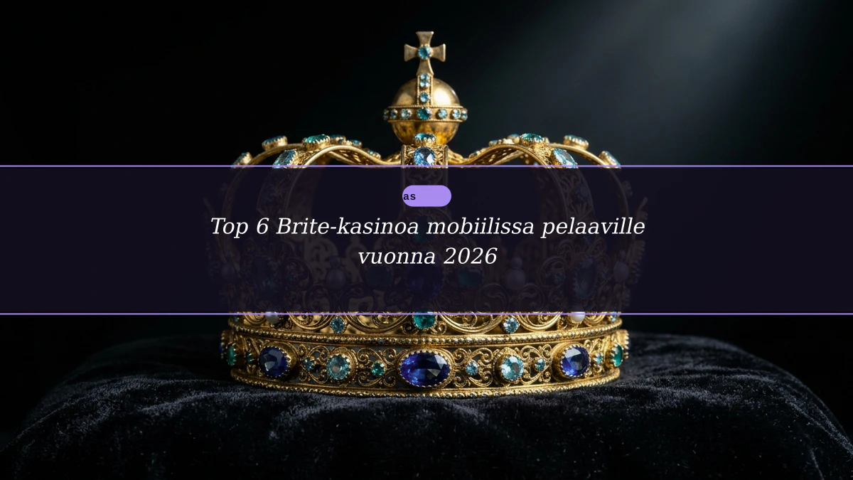 Top 6 Brite-kasinoa mobiilissa pelaaville vuonna 2026