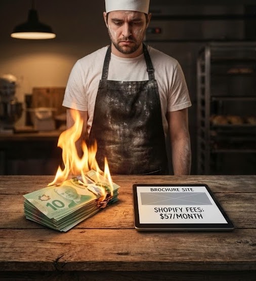 The $57/Month Mistake: Why Paying for a "Brochure" Kills Your Brand & Your Wallet