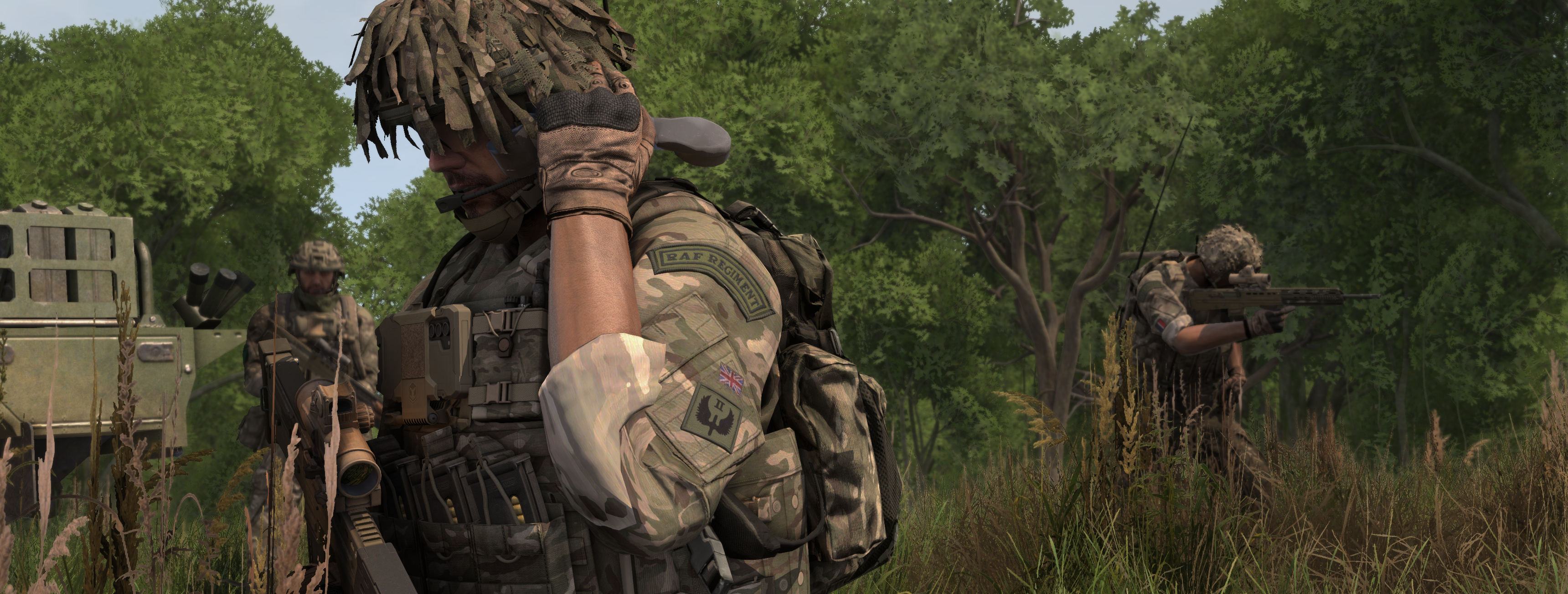 JTAC calling in a MEDEVAC.