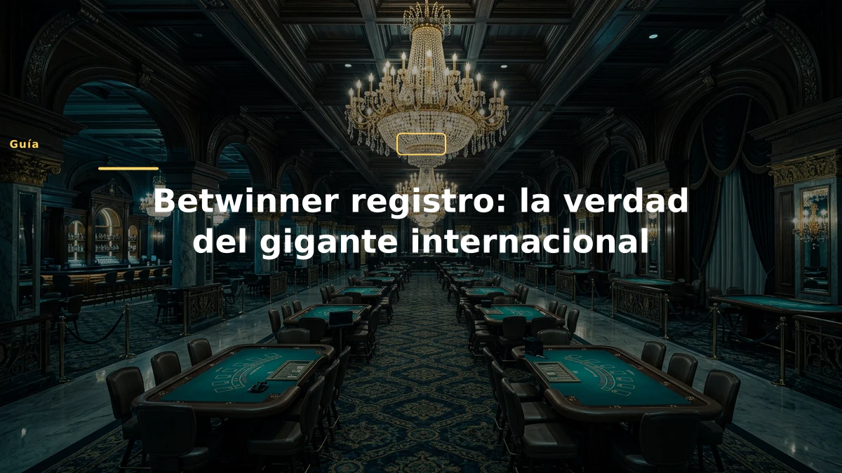 Betwinner registro: la verdad del gigante internacional