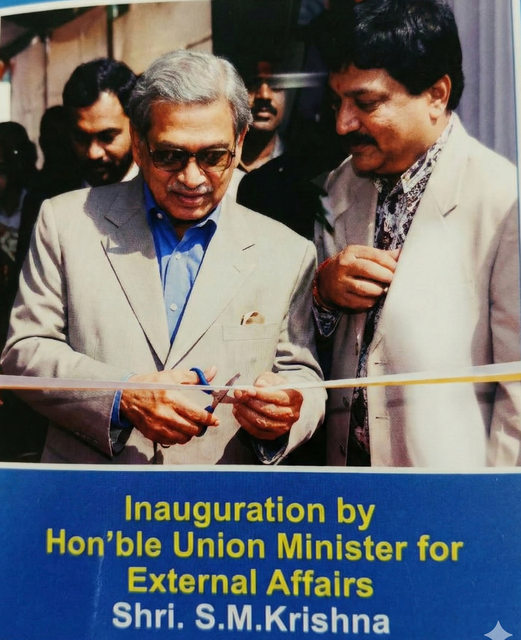 Union Minister for External Affairs, Shri S. M. Krishna at ICE Mega Expo