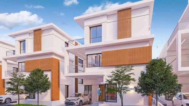 Luxury residential clubhouse swimming pool and landscaped gardens in Osman Nagar West Hyderabad