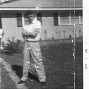 elvis in yard