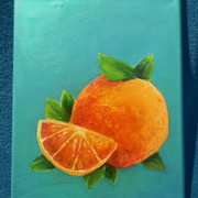 2022 08 10 Acrylic Paint Summer Oranges by Lizzy Rascal 925083068