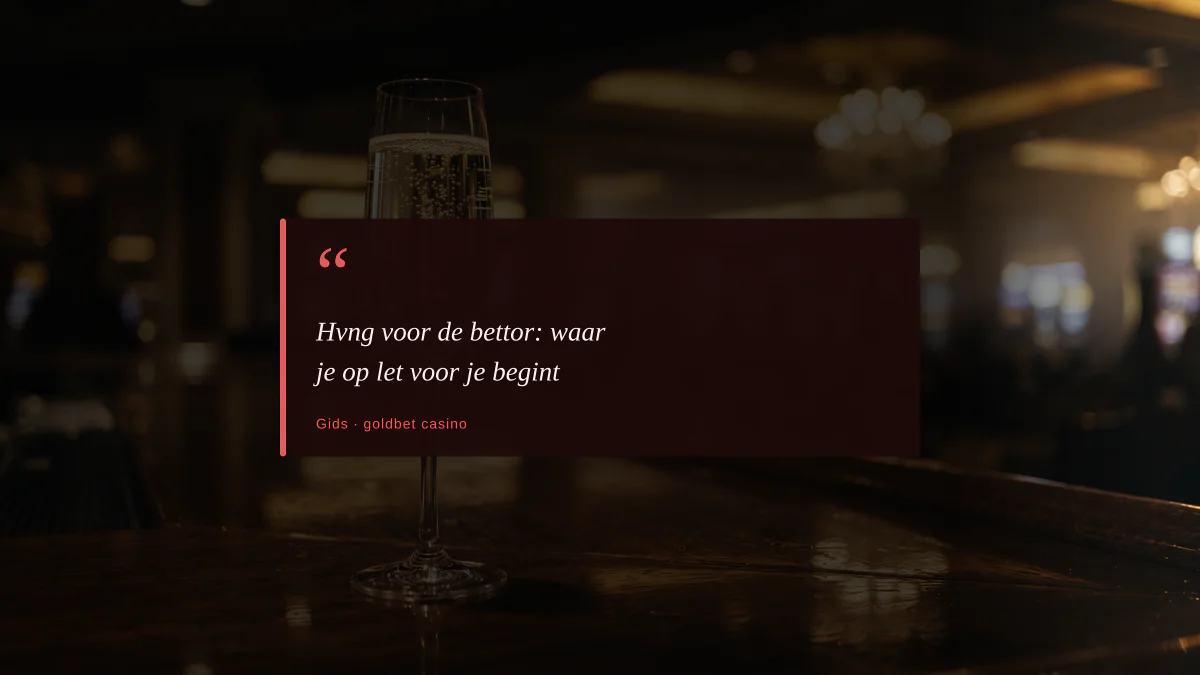 Hvng voor de bettor: waar je op let voor je begint
