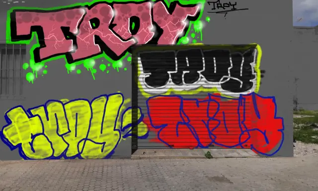 Graffiti artwork by TDUDE