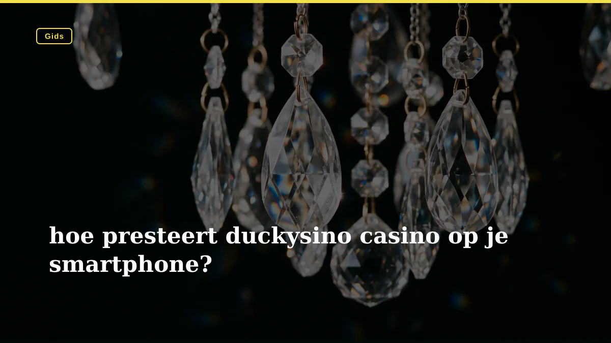 hoe presteert duckysino casino op je smartphone?