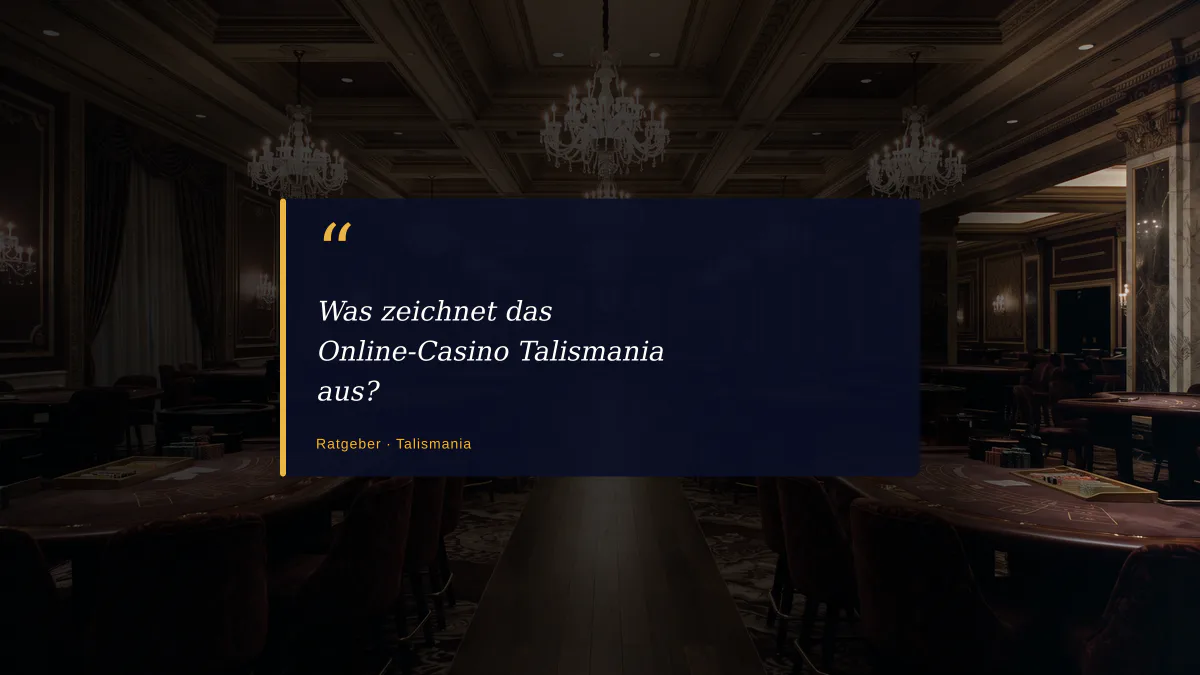 Was zeichnet das Online-Casino Talismania aus?