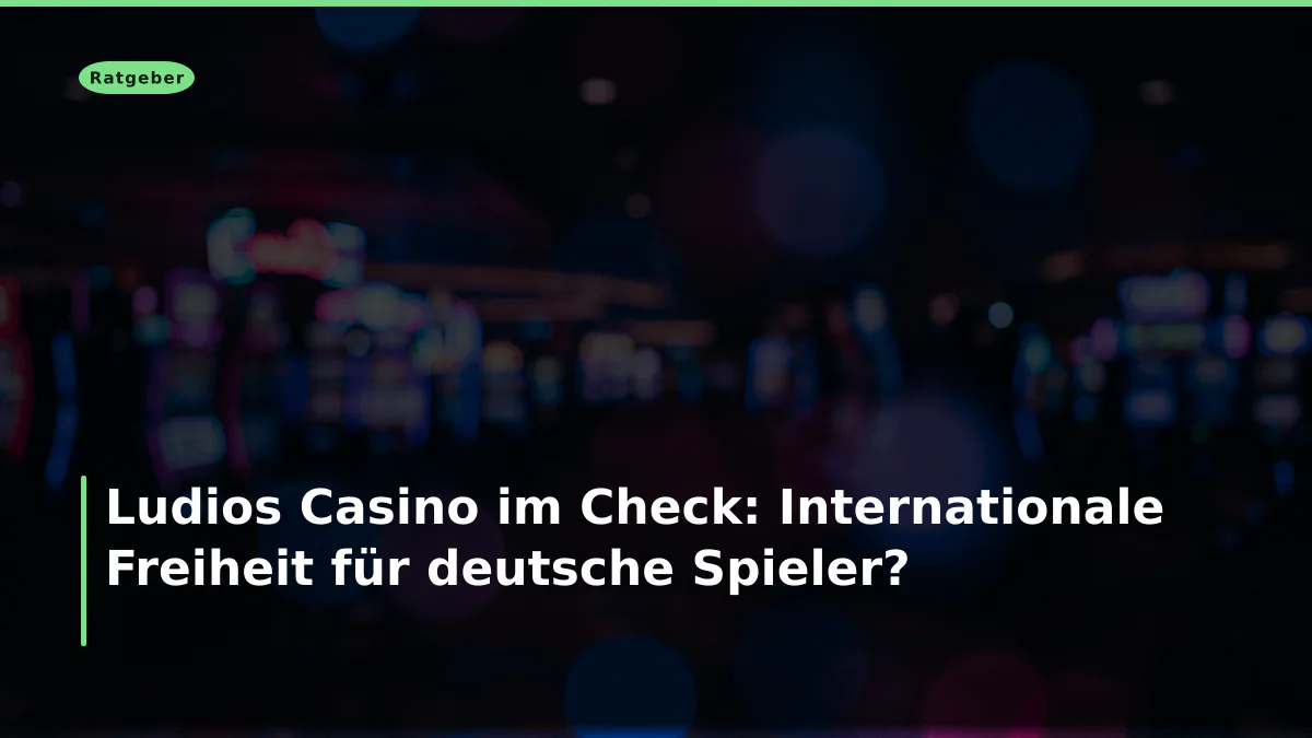 Ludios Casino im Check: Internationale Freiheit für deutsche Spieler?