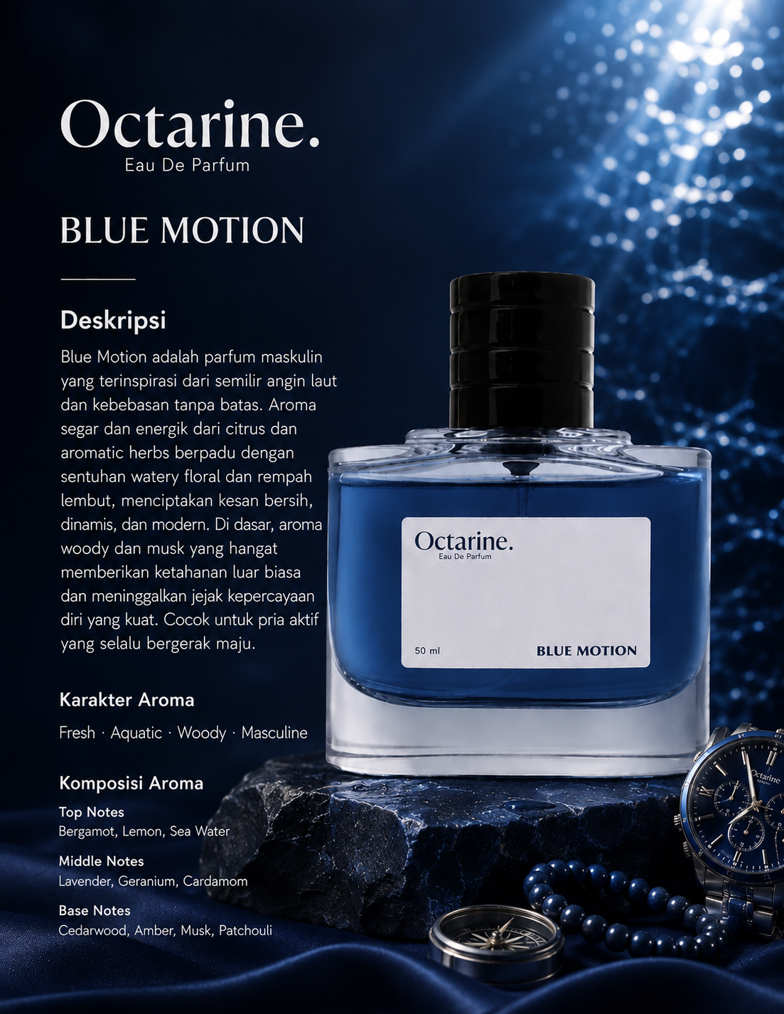 Octarine Blue Motion