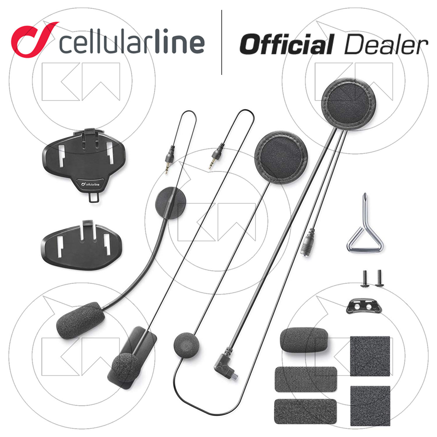 cellularline Urban Confezione 2 Interfoni Bluetooth Bluetooth Kit Accessori  audio e video revestida.com