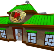Restaurant_base_green.nif Right Model Render