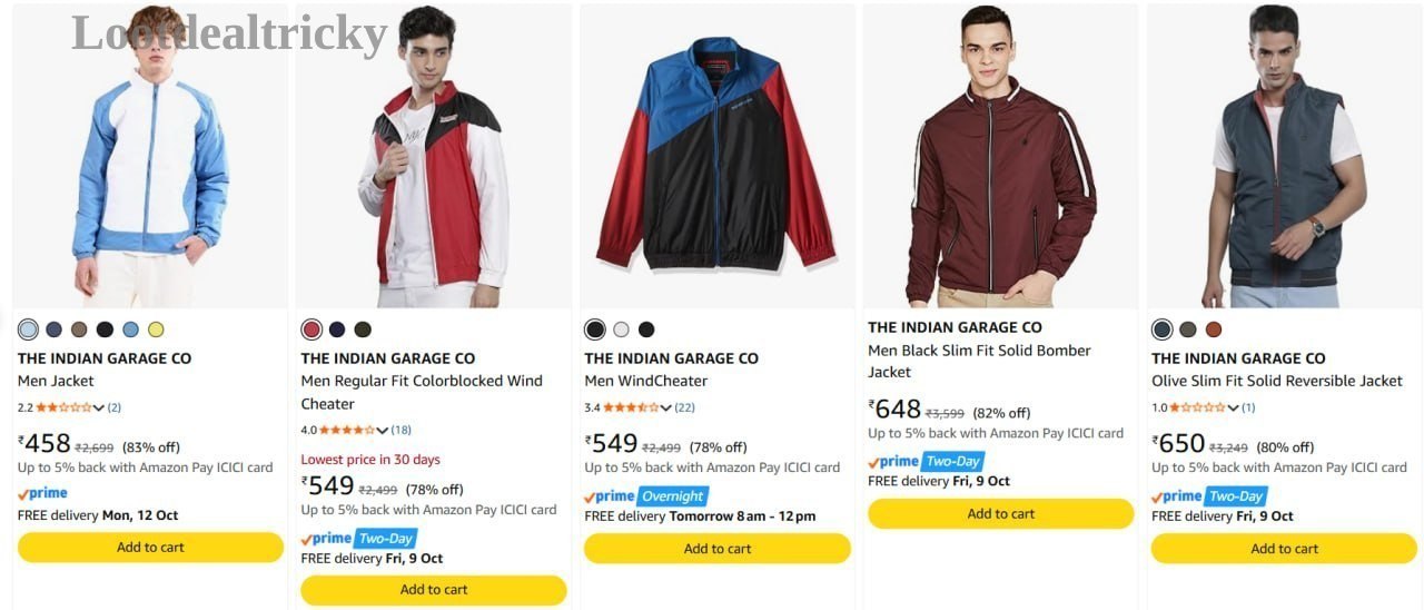 Symbol Men Jackets | Loot Deal