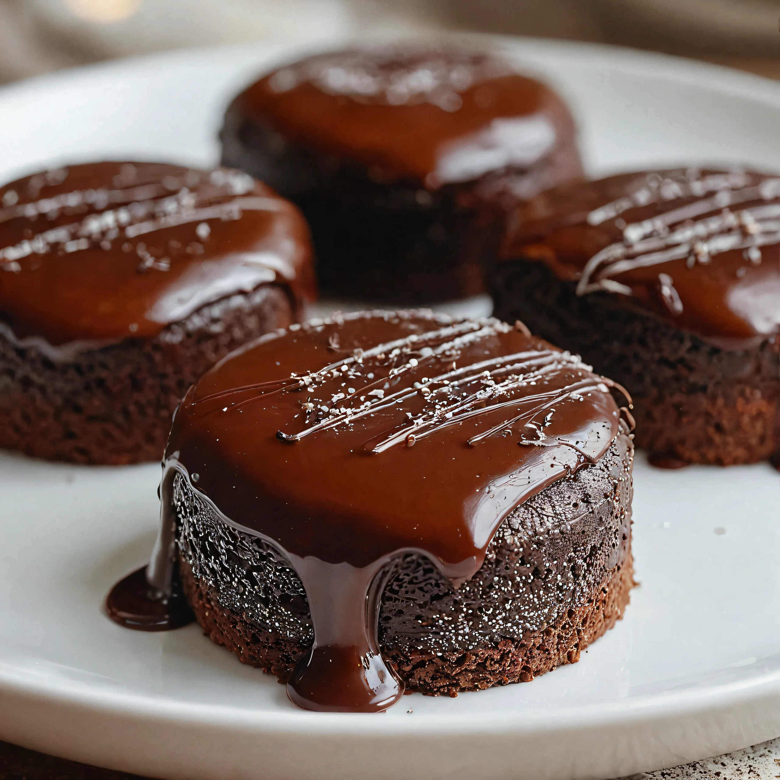 Chocolate Ganache Mini Cake Recipe
