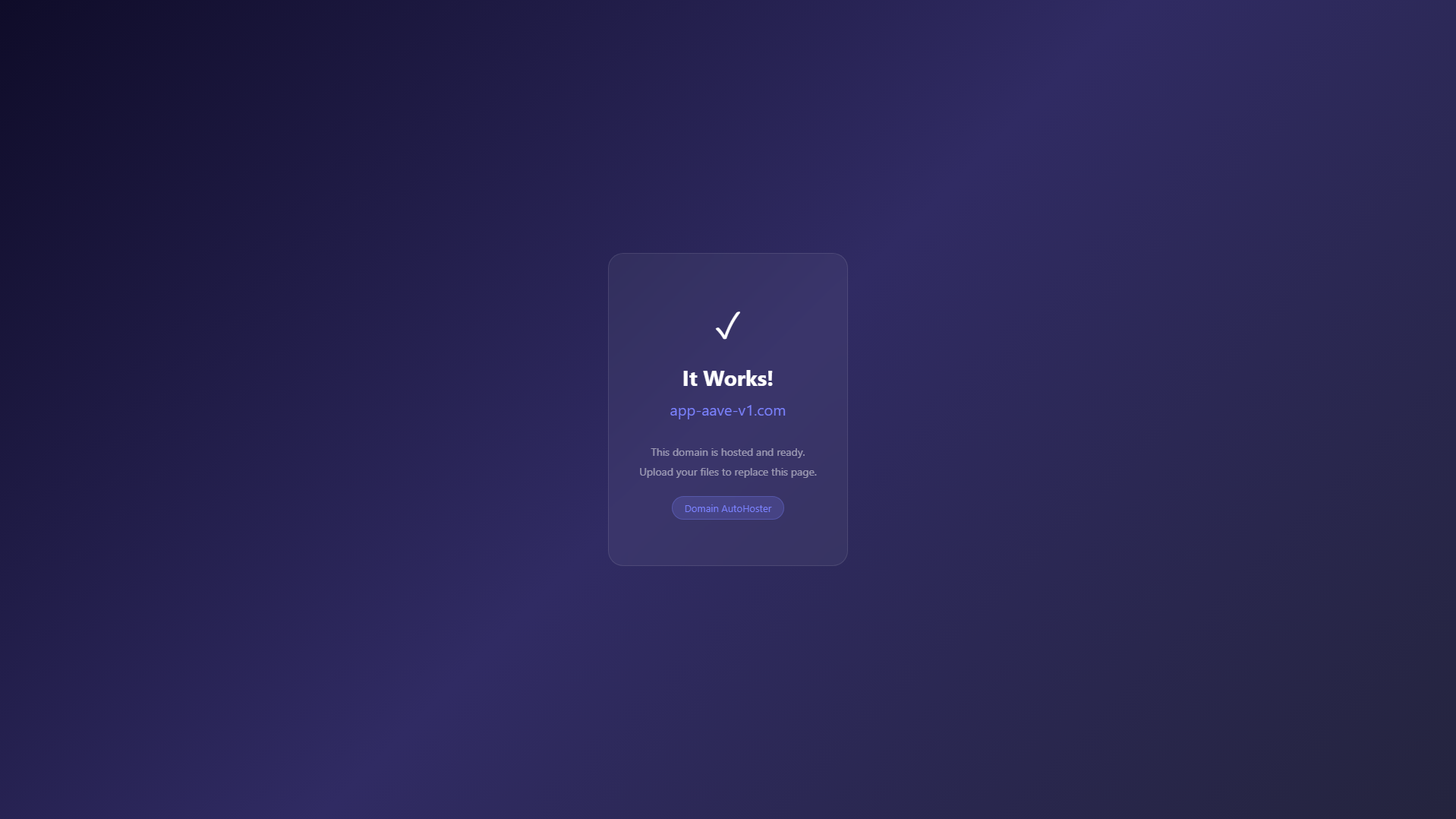 Stored screenshot of app-aave-v1.com