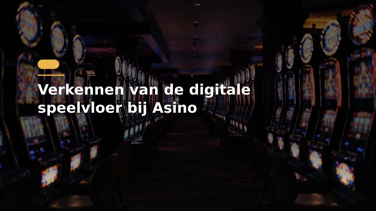 Verkennen van de digitale speelvloer bij Asino