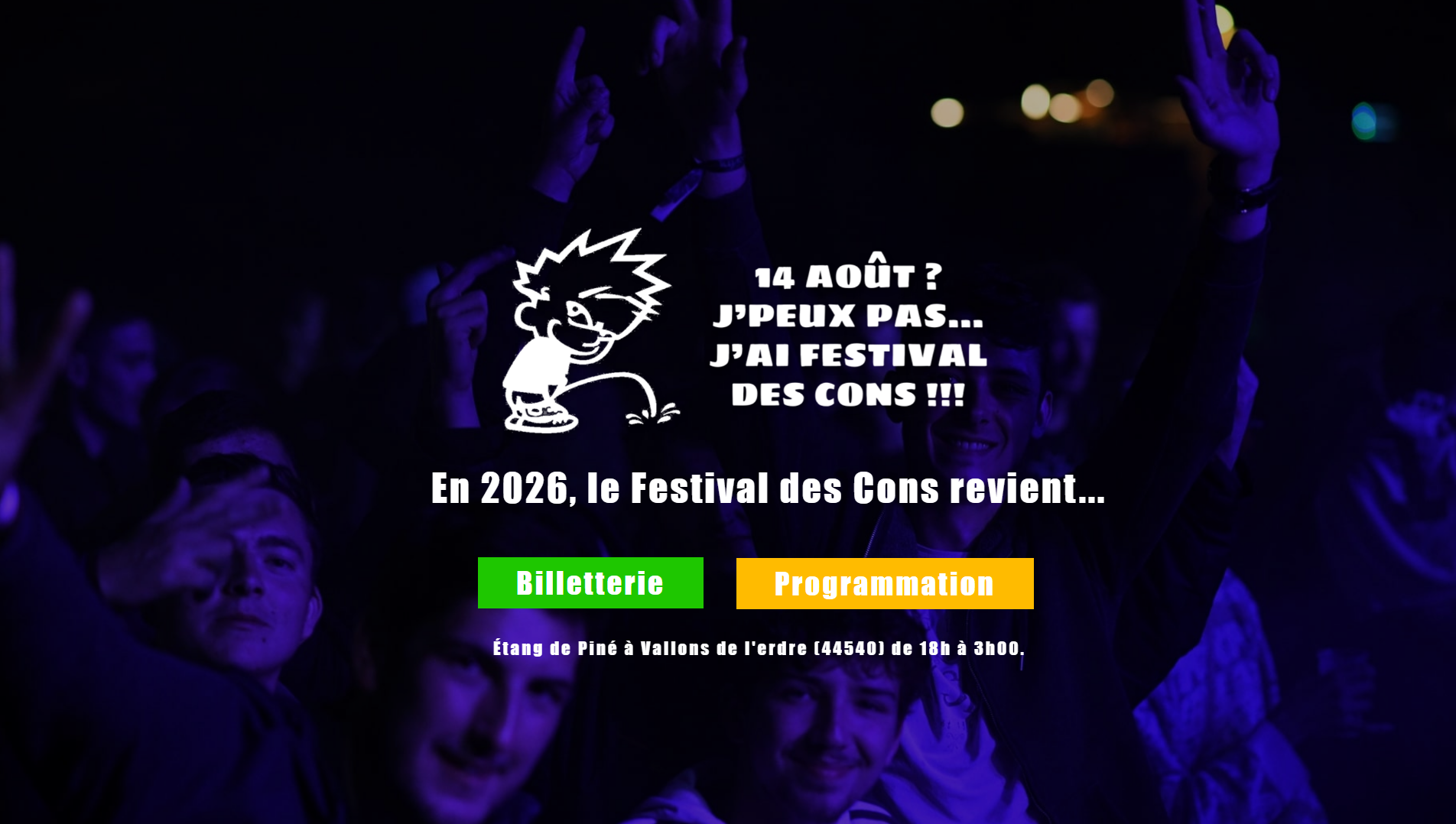 Stored capture of festivaldescons.fr