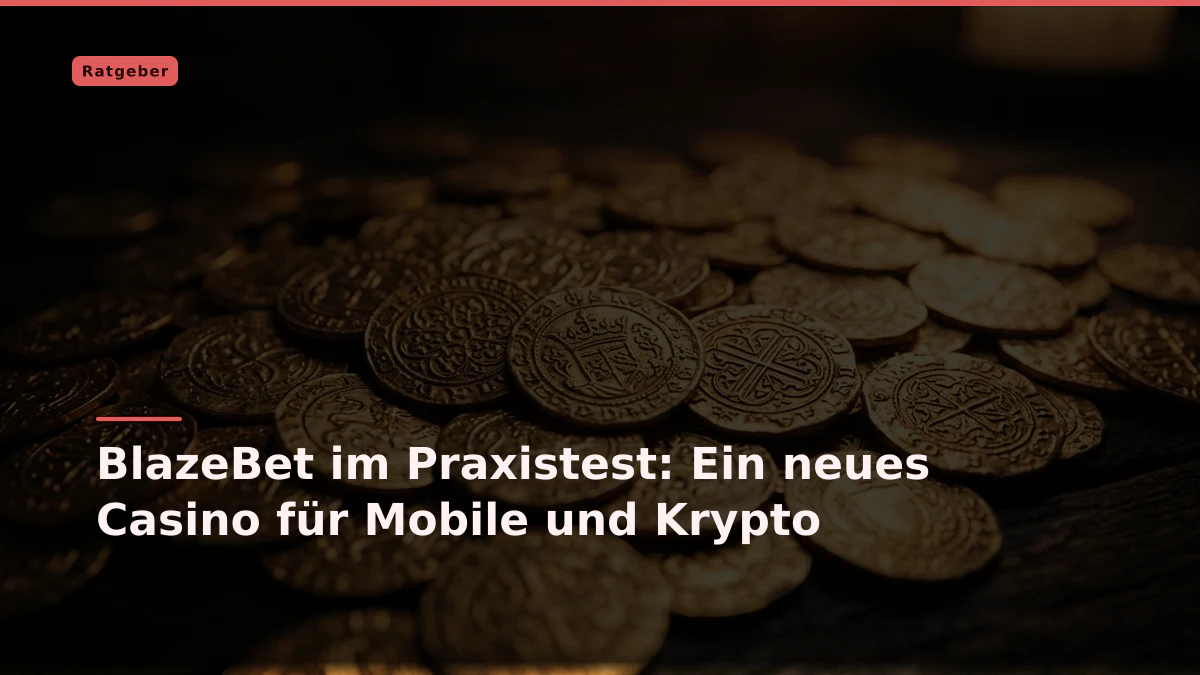 BlazeBet im Praxistest: Ein neues Casino für Mobile und Krypto