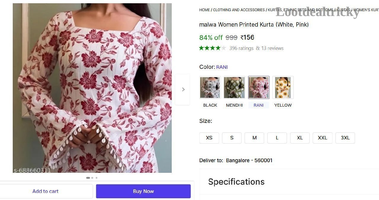   women S Printed – Just ₹156 | Loot Ka Maal