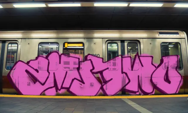 Graffiti artwork by PSYCHO70s