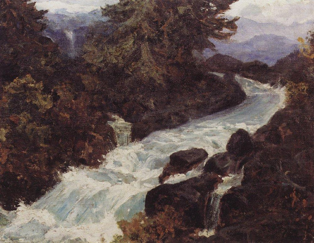 Водопад Конец 1890 начало 1900 х