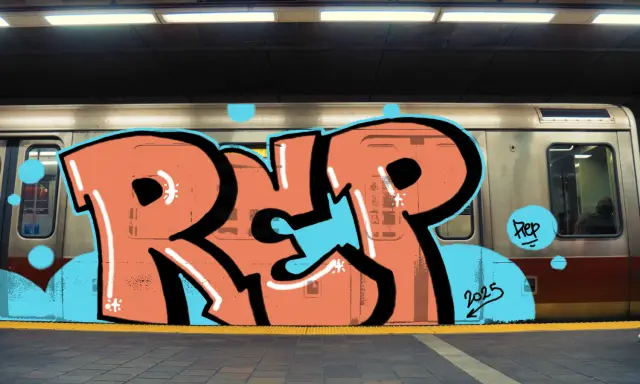 Graffiti artwork by BASS