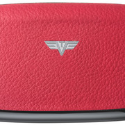 Rubin Red C Pebble leather Card Case front