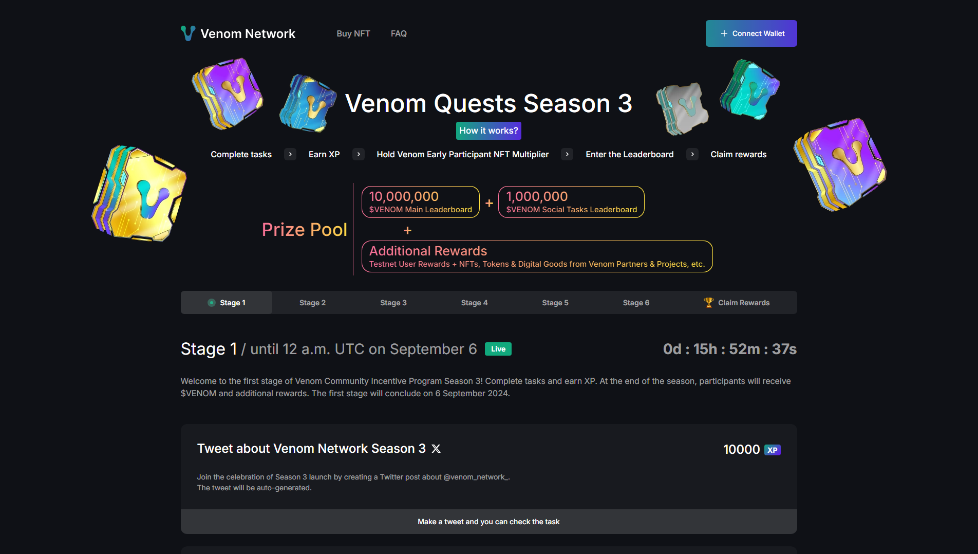 Screenshot of venomnetwork.pages.dev