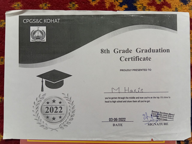 Character Certificate 2