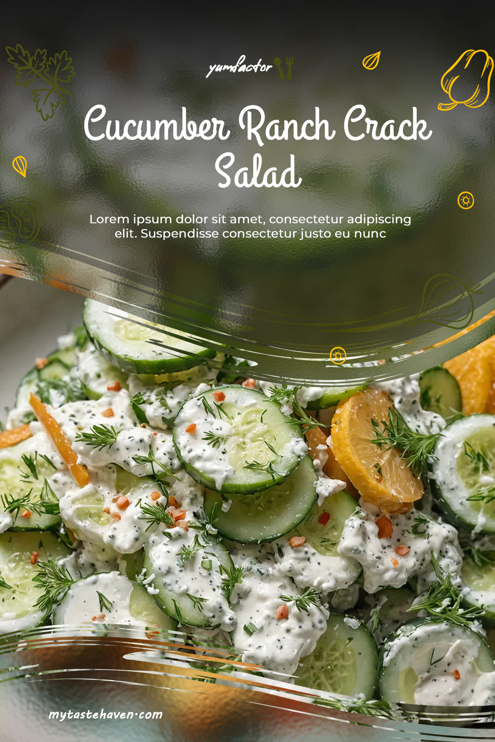 Cucumber Ranch Crack Salad