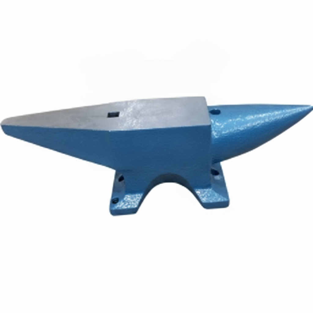 Blacksmiths Anvil Cast Steel - 80kg, 25mm Square and Round Holes
