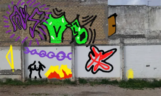 Graffiti artwork by Adam
