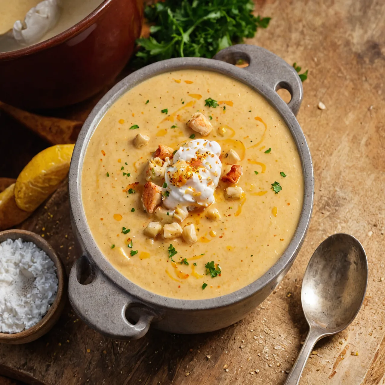 Creamy Corn & Crab Bisque Recipe