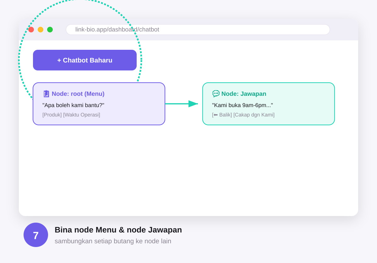 Langkah 7: Bina Chatbot