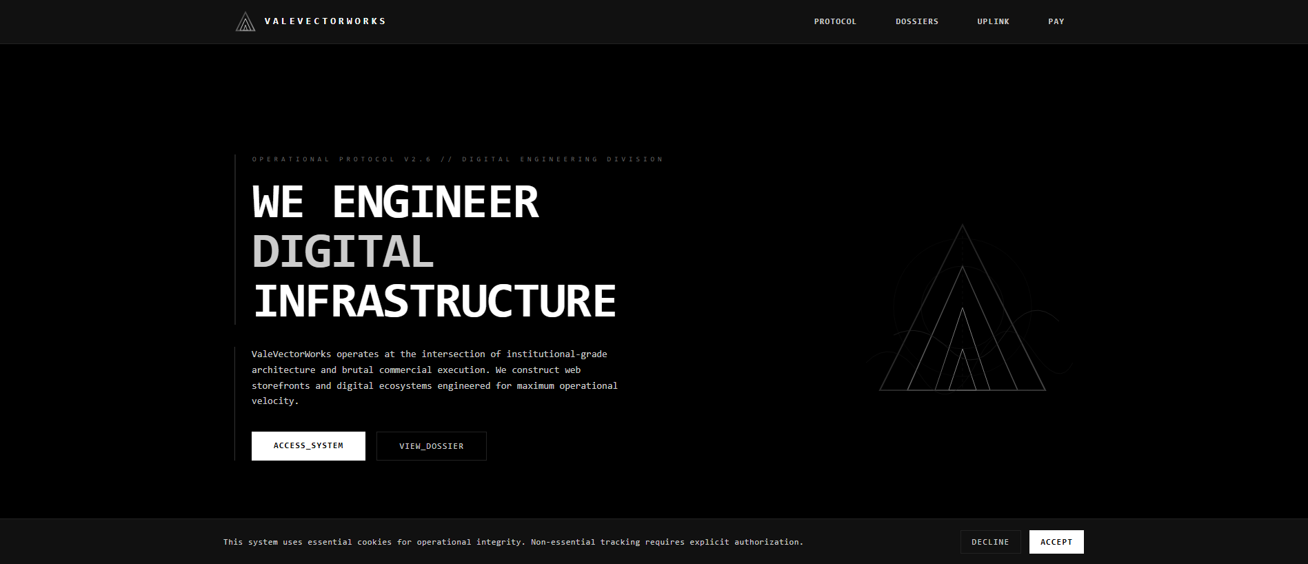 Forensic screenshot of valevectorworks.com showing the phishing page layout