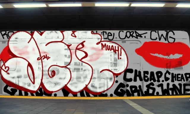Graffiti artwork by JERR