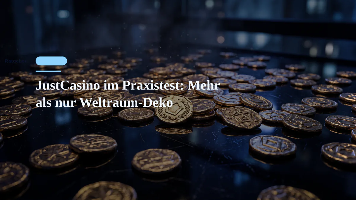JustCasino im Praxistest: Mehr als nur Weltraum-Deko