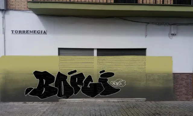 Graffiti artwork by Tkiz